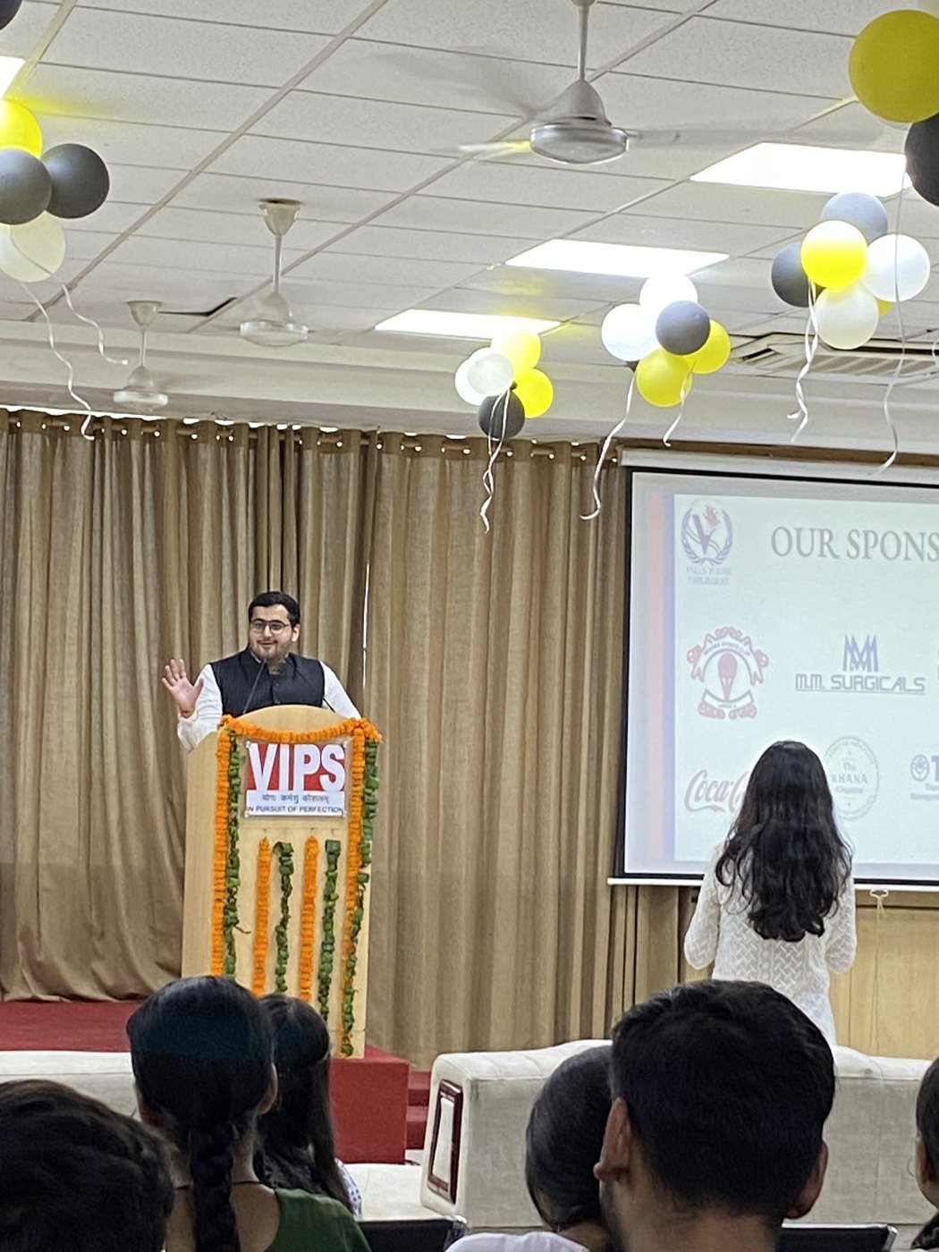 Speaking at VIPS, Delhi