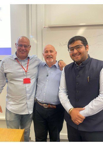With faculty at LSE